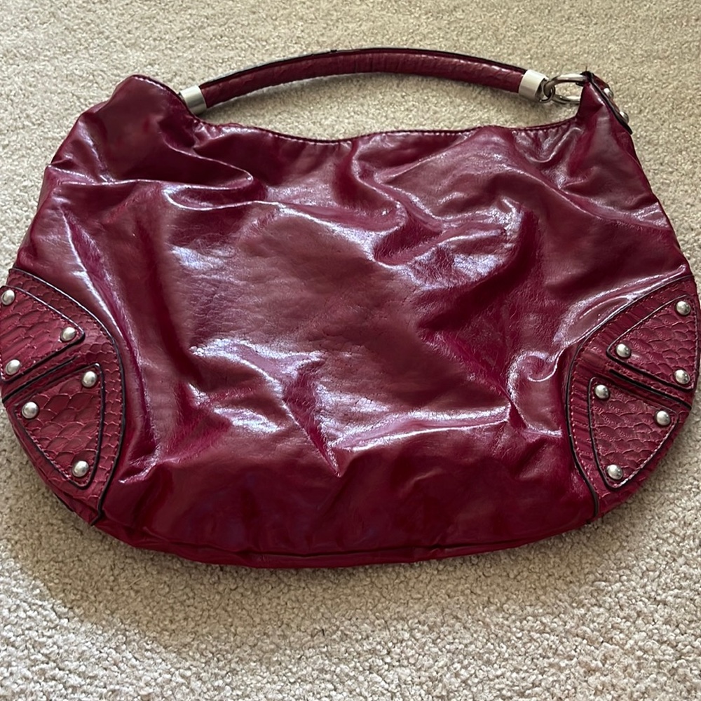 The Limited | deep red shoulder bag